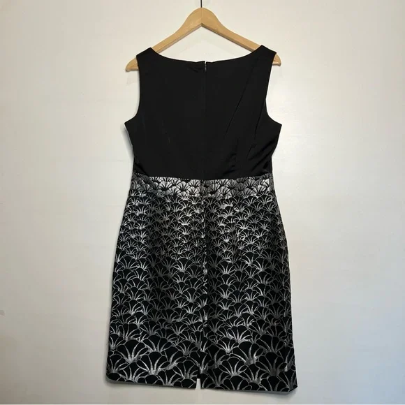 H&M Black Dress with Silver Pattern - Picture 8 of 16